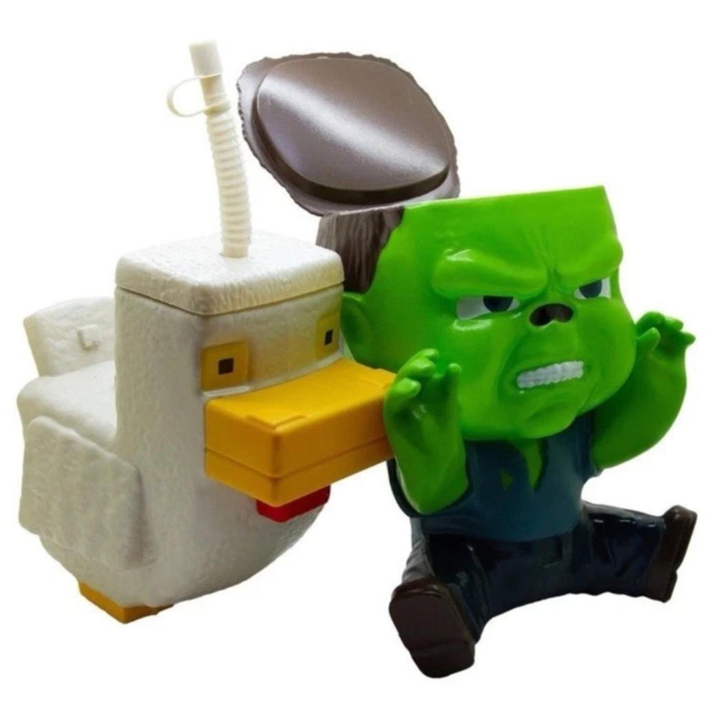 Popcornbehälter 3D-Popcorneimer Popcorneimer & Becher-Kombi-Set