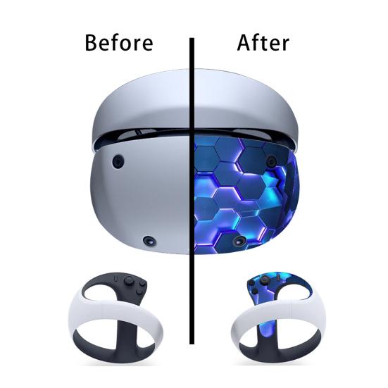 VR Glasses Sticker Unique Clear Pattern Anti-scratch Protective Easy To Install VR Headset Classes Sticker for PS VR2