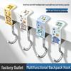 Removable Student & Office Desk Backpack Hook, No-Drill, Load-Bearing, Portable Bag Hanger