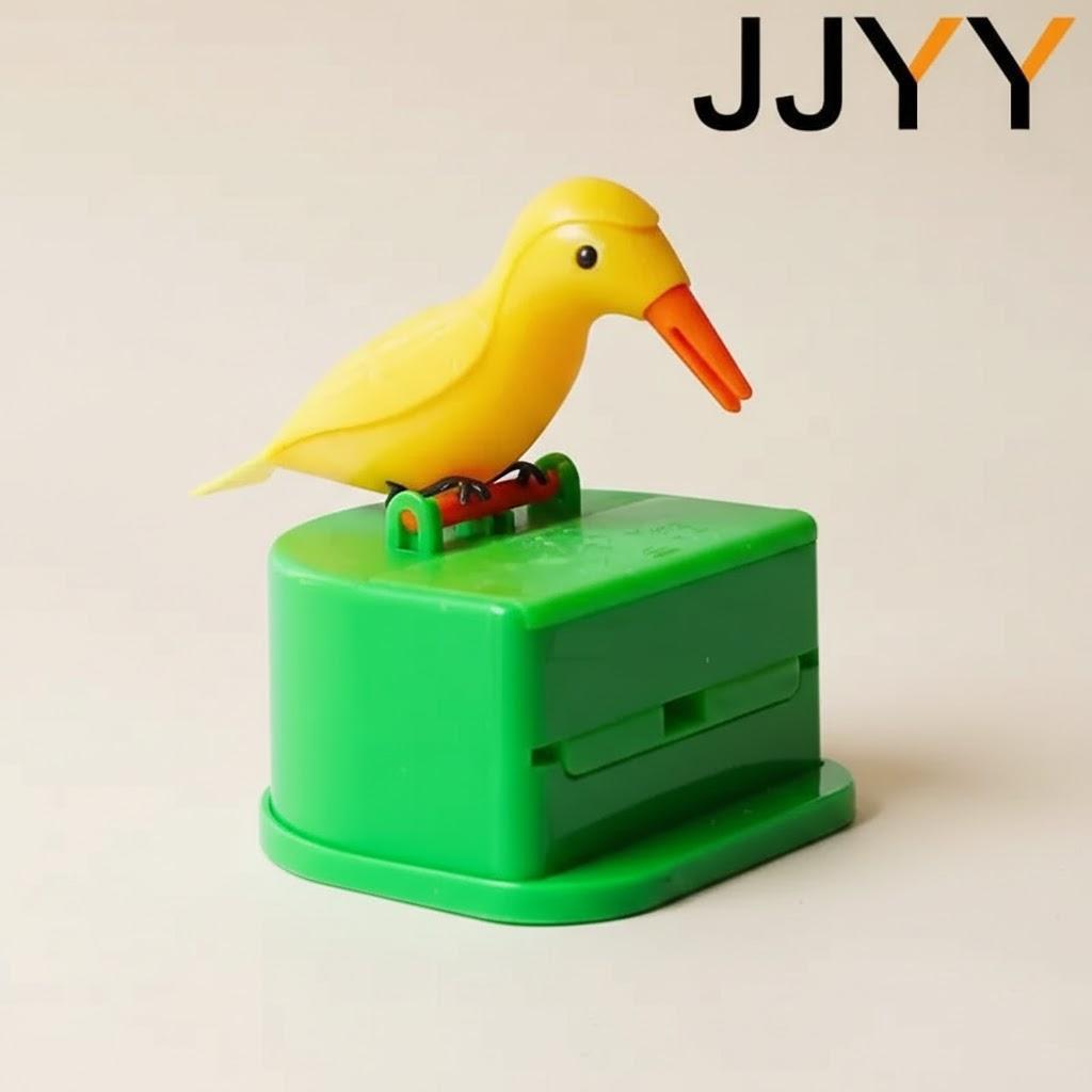Detachable Toothpick Storage Box Automatic Push Toothpick Holder Bird Design Kitchen Table Decoration Organizer