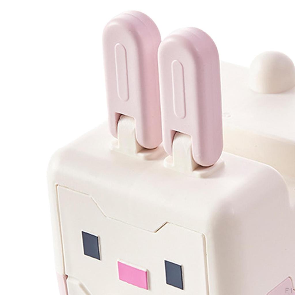 Cartoon Animal Phone Holder Mini Cosmetic Storage Box Portable Funny for Kids and Adults Desktop