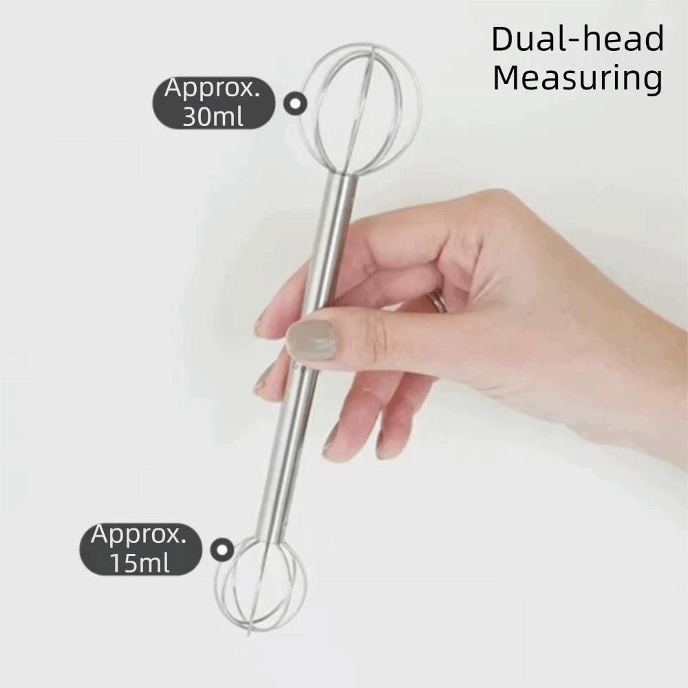 Double Head Egg Beater Multi Functional Sauce Mixing Spoon Food Grade Baking Whisk  Home Use