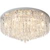 Modern Crystal Ceiling Lamp - Warm, Romantic, Simple, Atmospheric Design for Bedroom and Living Room