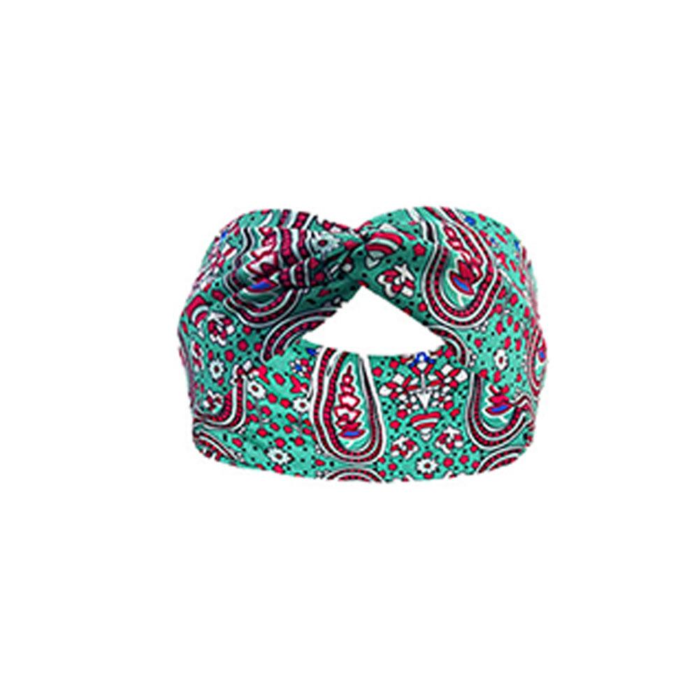 Printed Sports Headband Yoga Headband Sweat-absorbent Antiperspirant Women's Wide-brimmed Headscarf