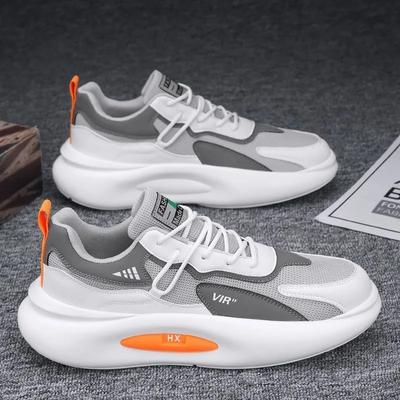 Fashion Men's Sneakers 2024 New Mesh Breathable Casual Shoes Lace Up Platform Running Shoes for Men Tennis Training Shoes Zapatos Hombre
