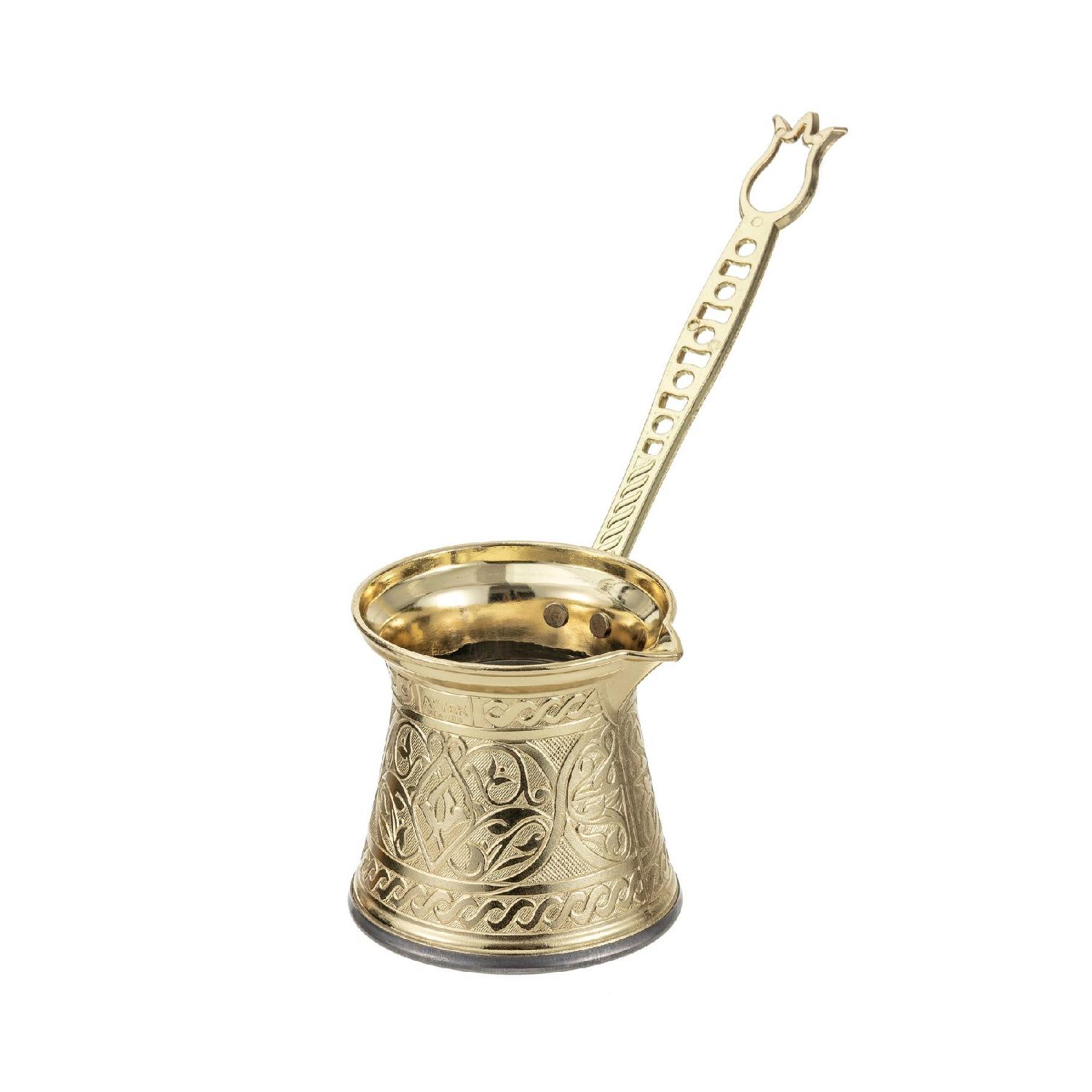 

Литой кофейник, совместимый с Inox, на 5 человек золотой