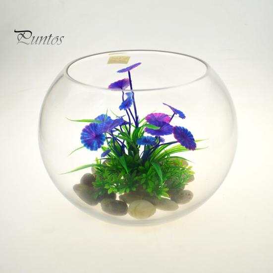 Artificial Aquatic Plants Fade-resistant Simulation Plastic Hydroponic Grass Vibrant Aquarium Landscape Decor for Fish Reptile Tanks