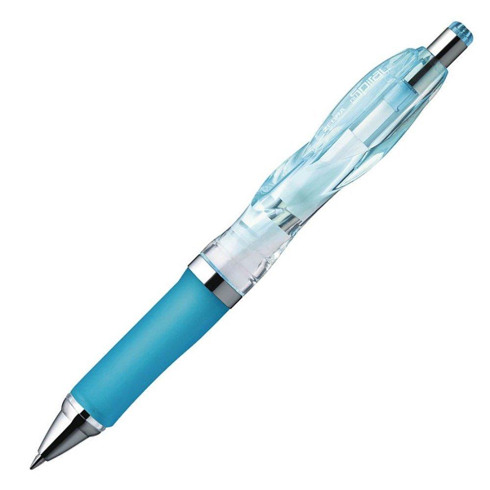 Zebra Ballpoint New Spiral Clear Light Blue Oil-Based Pen, CC, 0.7 inch, BA51-CLB,