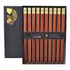 Huihuang Wenge Wood Auspicious Chopsticks Set