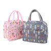 Lunch Bag Handle Insulation Cooler Bag For Women Kid Cartoon Animals Lunch Box Picnic Travel Portable Food Storage Thermal Bag
