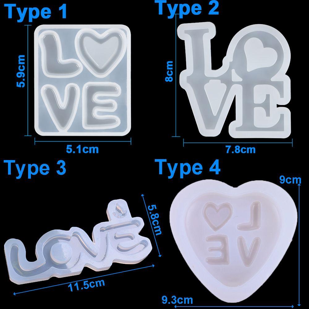 Silikonform 'Kiss Me' – Herz-Alphabet-Gießform Für Harz, Kerzen, Seife & Mehr, Wiederverwendbar, Hitzebeständig Bis 230°C