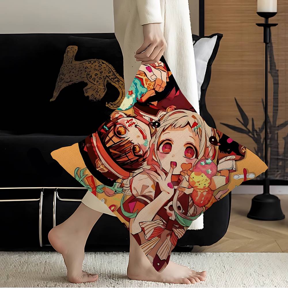 Jibaku Shounen Hanako Kun Anime Pillow Gift Home Office Decoration Bedroom Sofa Car Cushion Cover Case 45x45