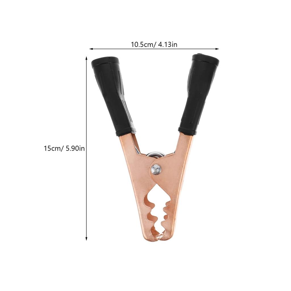 Iplusmile 2pcs Car Clip Cord Clip Large Alligator Clip Booster Practical Clip Alligator Clip Wire Free Test Lead
