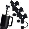 Silicone Straw Cap With Bowknot Design Leak-Proof Straw Cover For Tumblers Cups Reusable Straw Accessory For Daily Travel Use