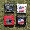 Mallet Putter Cover Magnetic Golf Cover Magnetic Type Closure Compatible with Odyssey TaylorMade Spider Putter Mallet Type Square Star & Clover