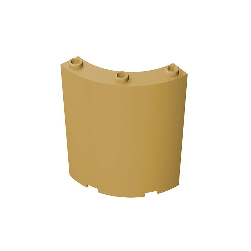 

5pcsMOC compatible with 30562 46361 panel 4 x 4 x 6 quarter cylinder brick DIY building block granule children s toy