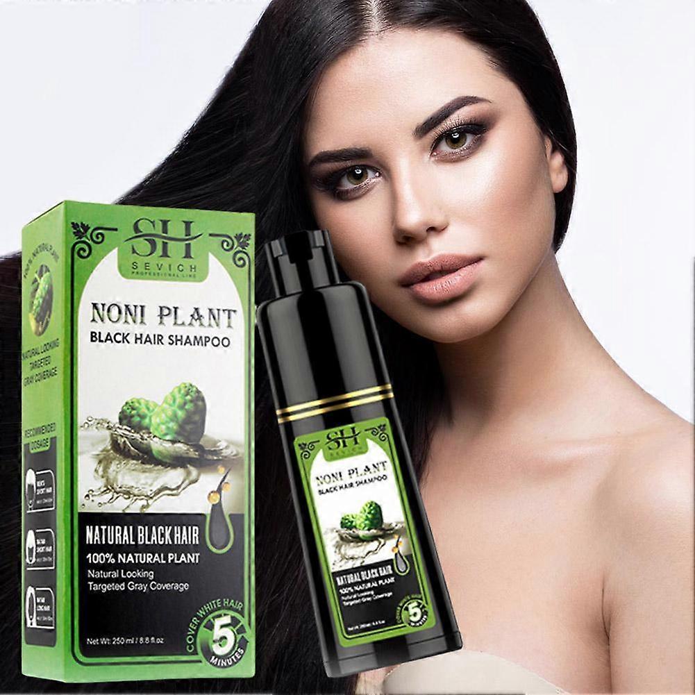Haarkleur Shampoo Snel Grijs Haar Bedekken Zwarte Kleur Shampoo