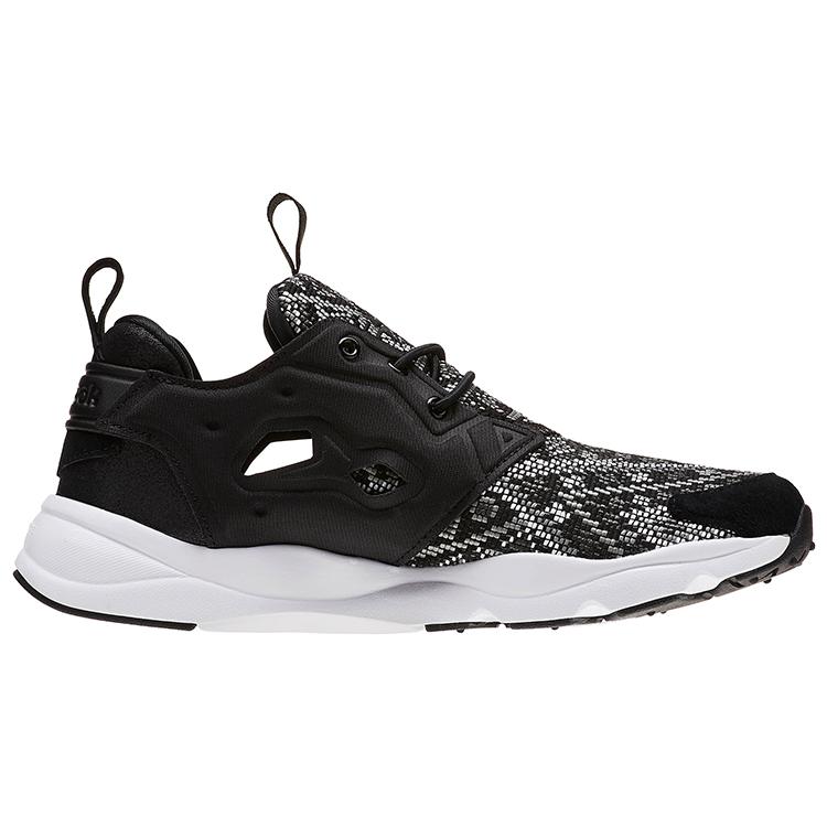 Reebok Furylite Gt Running Shoes Black/White/Grey Women's BD4461