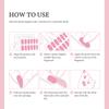 Glam Shell&Glitter Nail Stickers 24pcs | Self-Adhesive Strips, Bold Chic Mix, Quick 5-Min Manicure