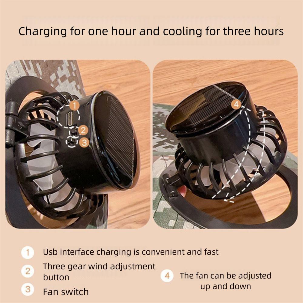 Adjustable Wide Brim Sun Cap UV Protection Sun Bucket Hat Sun Hat with Solar Fan Outdoor