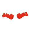 1 Pair Tailgate Handle Rod Clip, Left & Right Rod Retainer Clips Red Fits for Toyota Tundra 2007-2020, Replaces 69759-0C050, 69759-0C040