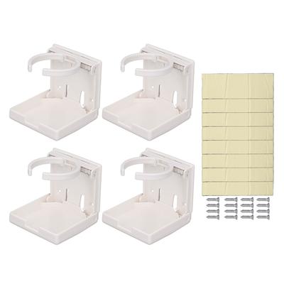 4PCS faltbarer Getränkehalter, verstellbarer Getränkebecherhalter für Wohnmobil, Auto, Schiff, vertikale oder Wandmontage