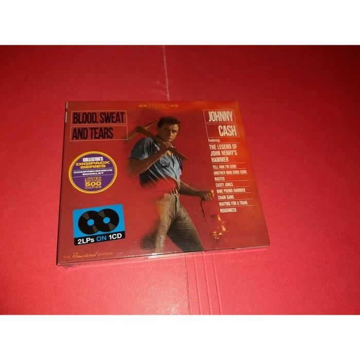 Arborescence Cd Johnny Cash Blood, Sweat And Tears + Now Here's