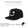 Unisex Xo Smiling Face Embroidery Hip-Hop Hats Outdoor Adjustable Casual Baseball Caps Sunscreen Hat