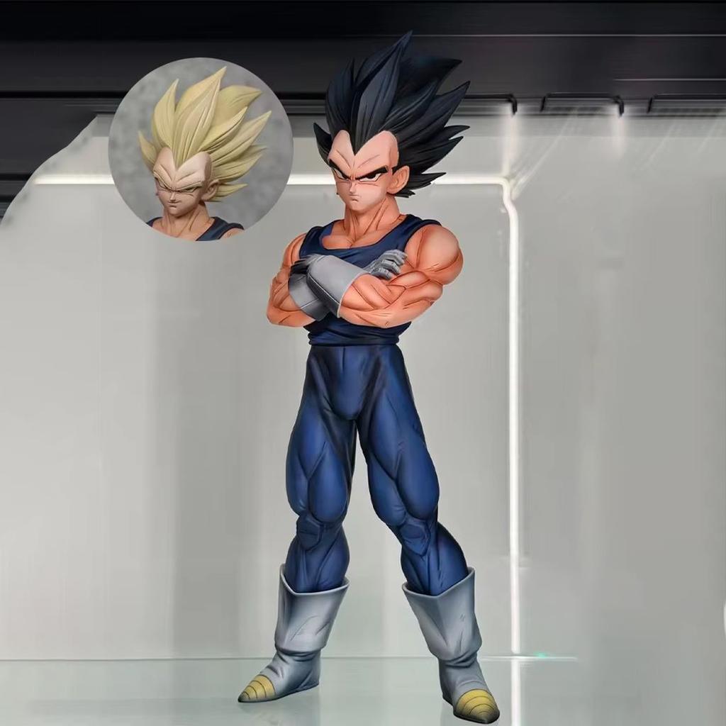 27.5cm Anime Dragon Ball Z Figure WDH Vegeta Action Figures Pvc Statue Desktop Ornamen Collection Model Toys Gifts