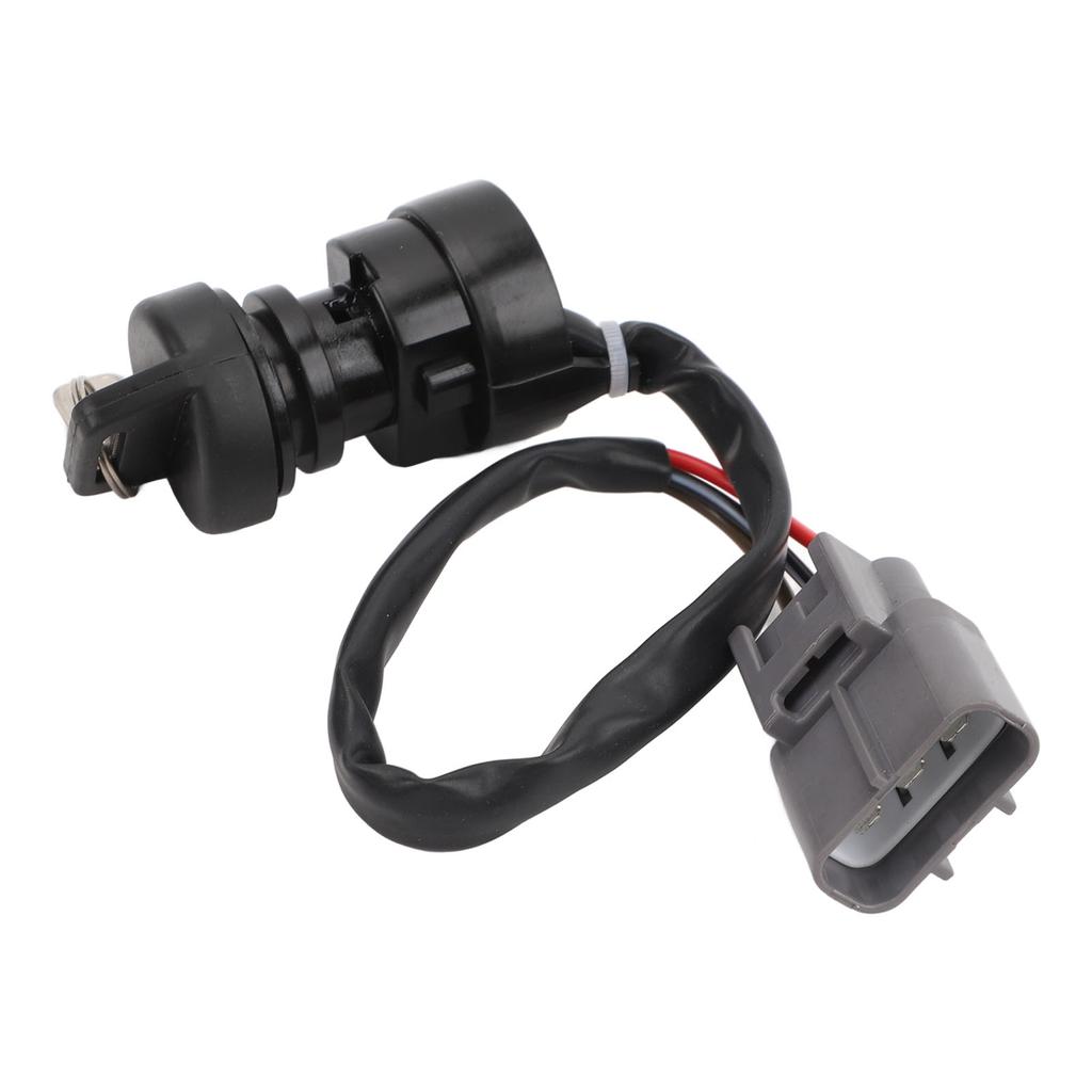 3 Wire ATV Ignition Switch with Key Stable Performance Ignition Starter Switch for Grizzly 700 YFM700 FI