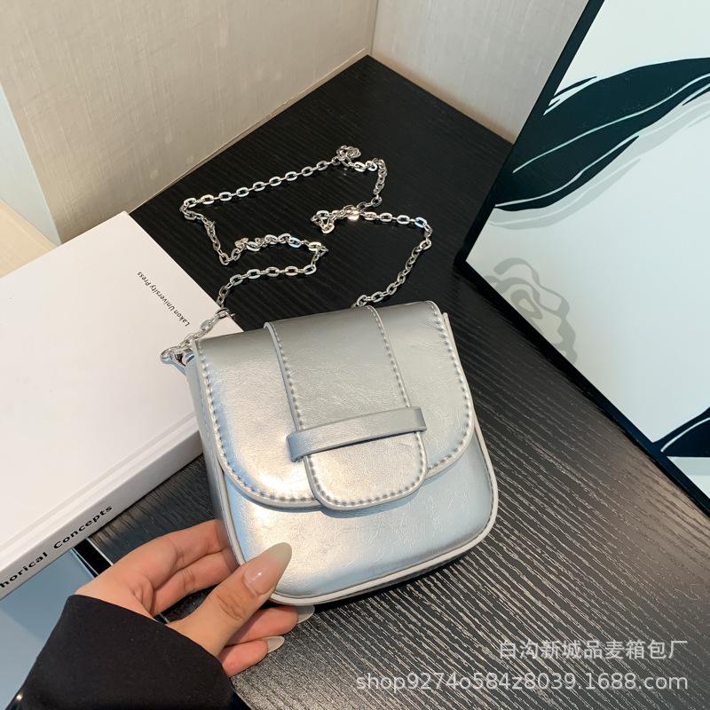 French Niche Fashion Explosion Mini Chain Small Bag Women's 2025 New Trendy Temperament Single Shoulder Crossbody Small Square Bag