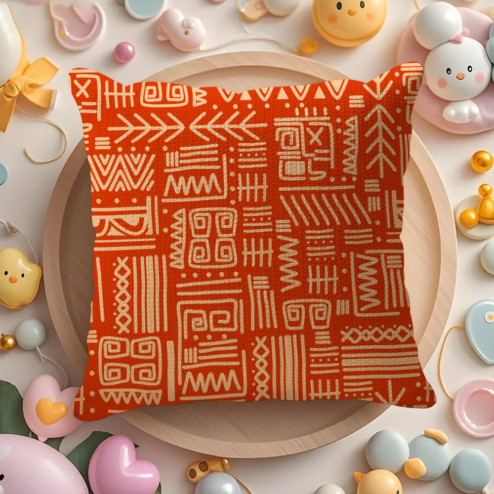 African Tribal Pattern Pillow Case Pattern Printed Pillowcase For Living Room Sofa Cushion Cover  Bedroom Decor