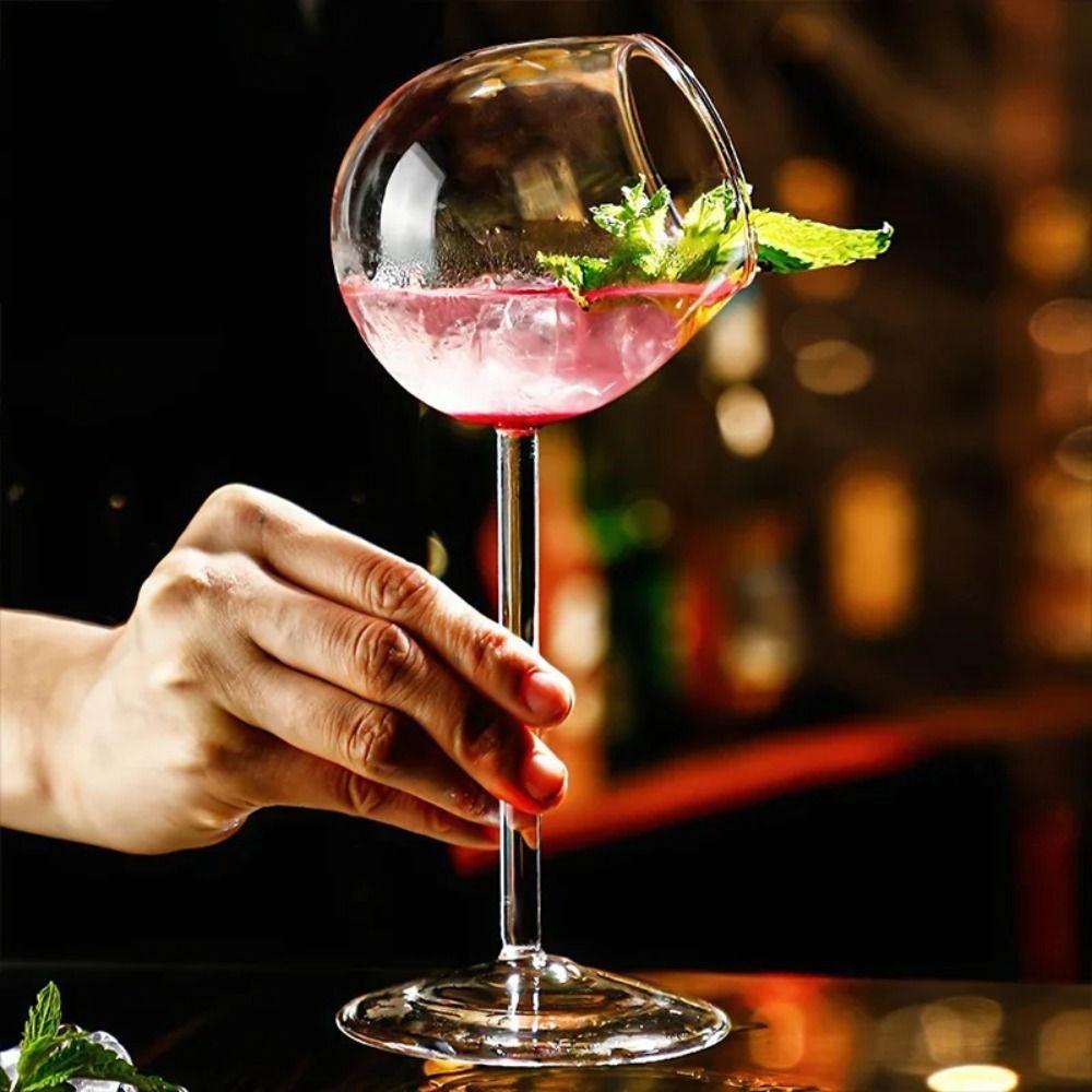 Drink Cup Creative Cocktail Glass Porcupine Fish Champagne Cup Swan Shaped Goblet Bar