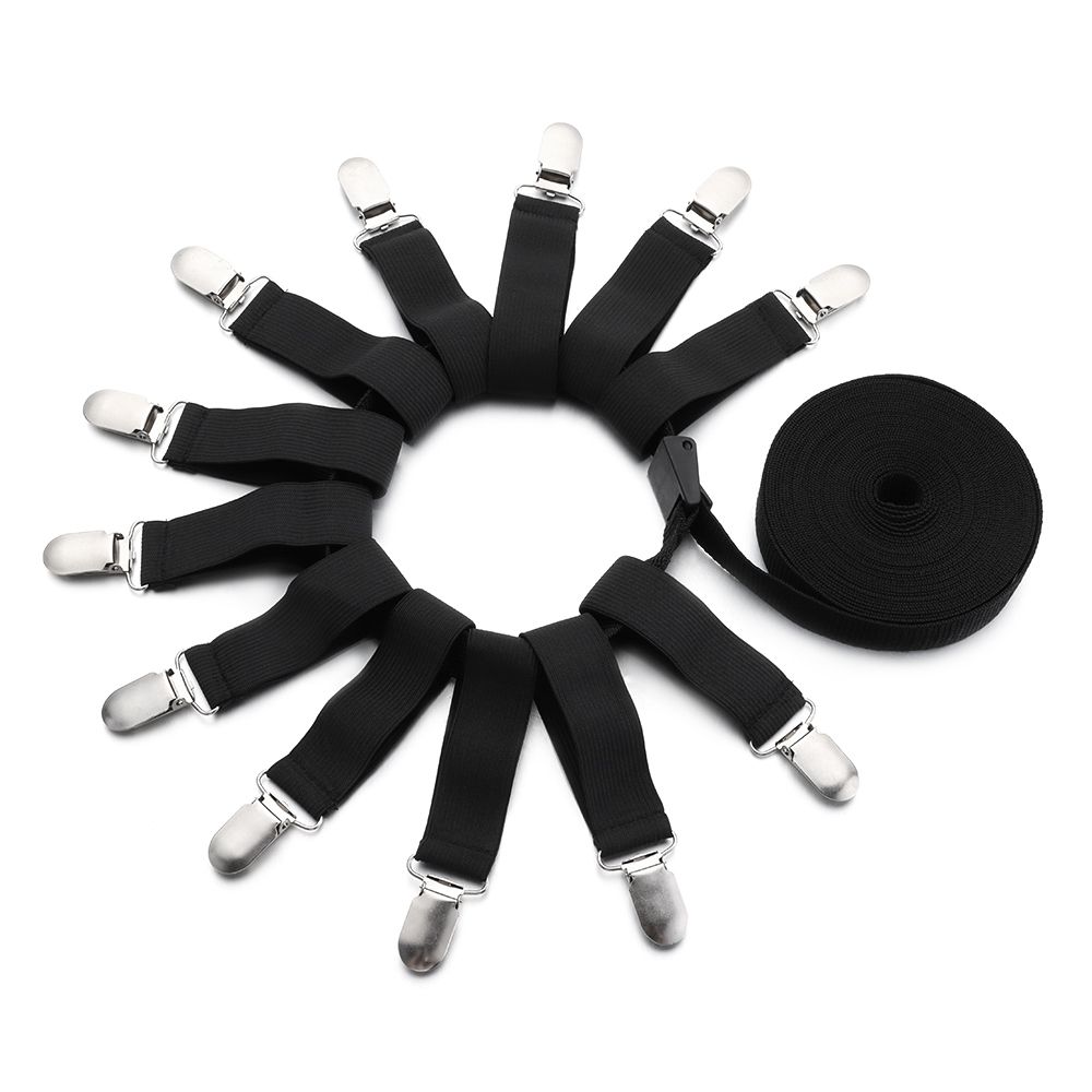 Slip-Resistant Bedding Holder Straps Mattress Clip Belt Grippers Elastic Fastener Bed Sheets Buckle