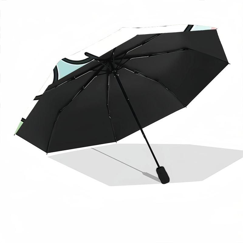 1pc Good Luck Puppy: Automatic Opening/Closing Umbrella with Foldable Design, Iron Frame, Outdoor Use, Festival Gift for Fans, Travelers, Daily Use, P