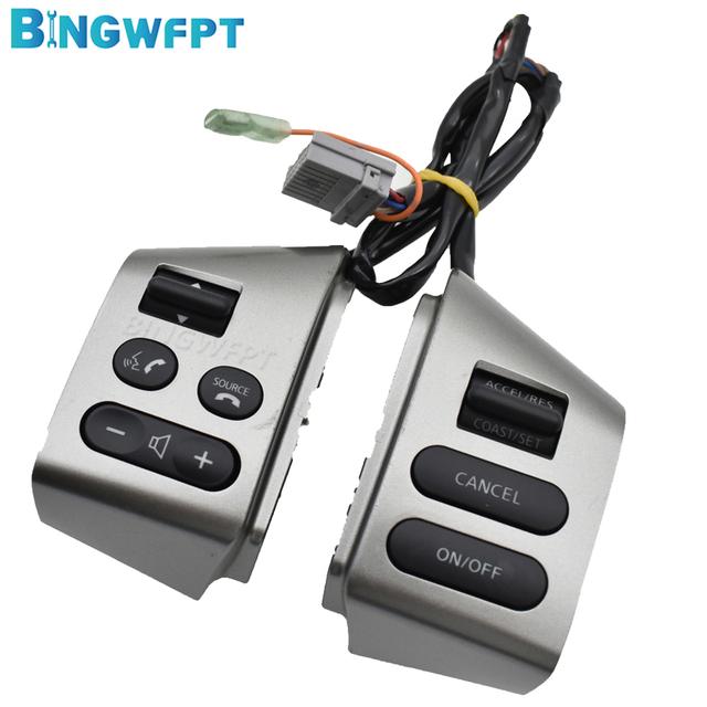 High Quality Left+Right Volume Phone Button Switch Steering Wheel Control Button For Nissan Tiida LIVINA Old Sylphy