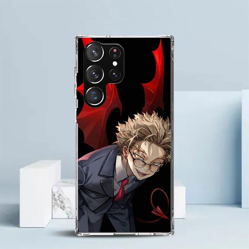 Hawks MHA My Hero A-Academy Soft Cover for Samsung Galaxy S25 Edge S26 S24 S23 Ultra Phone Case S22 S21 Plus S20 FE Print Patter
