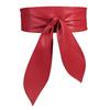 Women's Wide Waist Belt, Synthetic Leather Wide Strap, Wide Dress Belt, One Size Fits All/red
