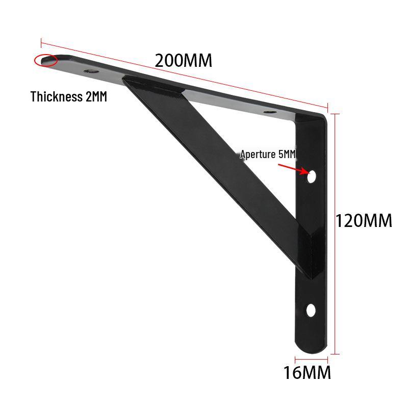 Compact Triangular Wall-Mounted Storage Shelf for Microwave Ovens