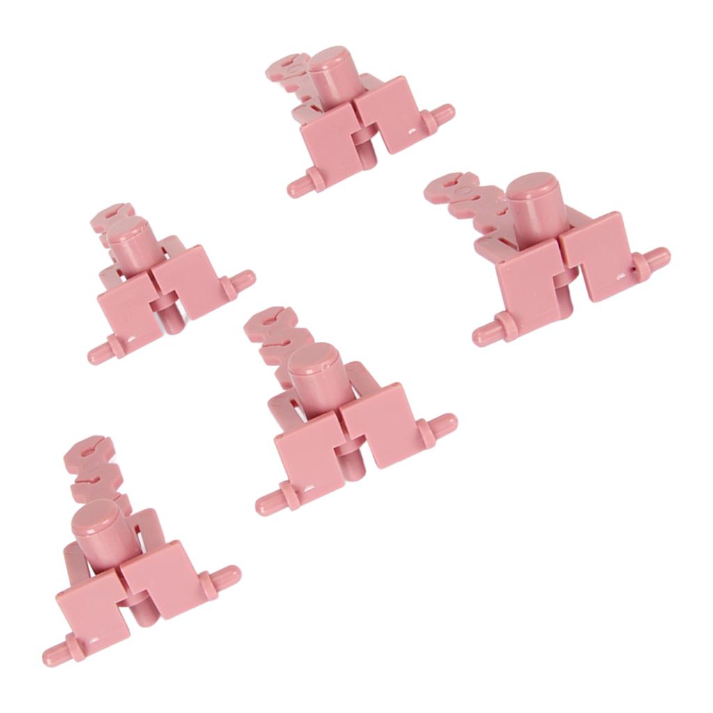 5 st Spänningsanordningar för stickmaskin Stark plast Enkel användning Stabil stickspänningsadapter för
