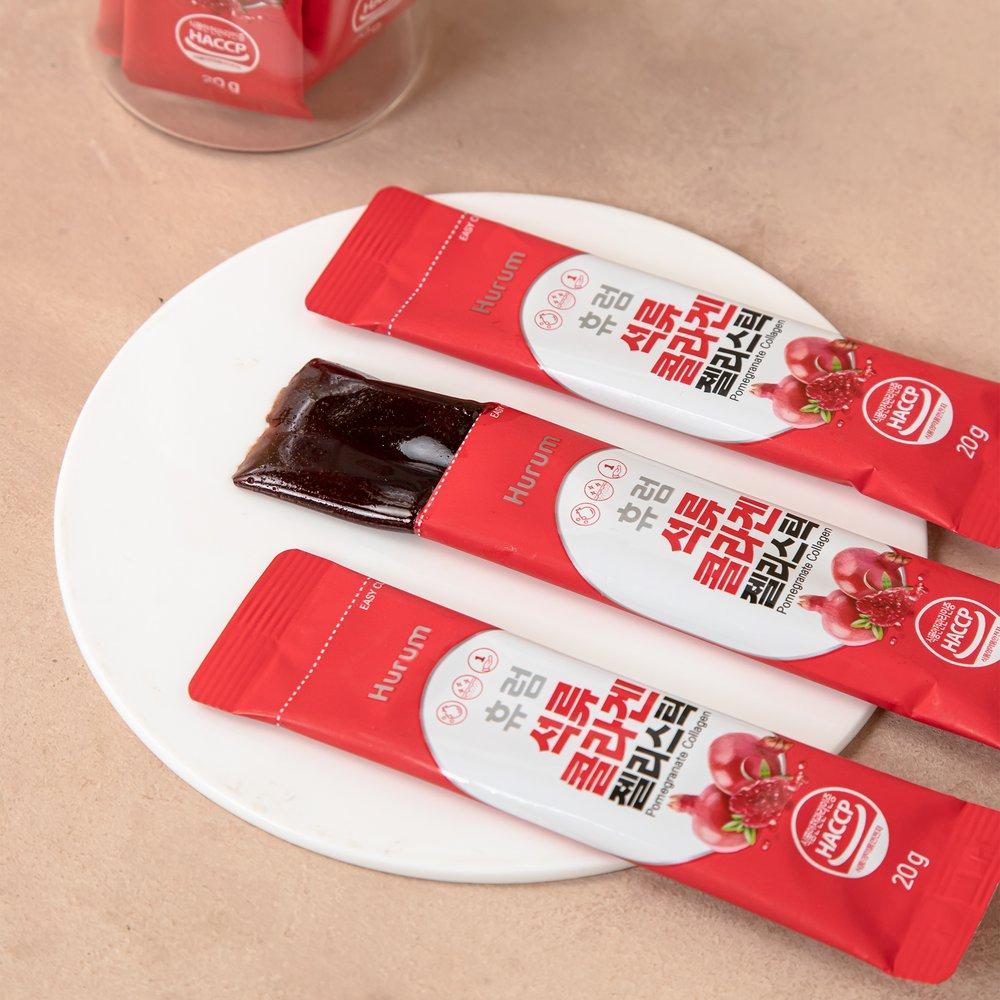 [HURUM] Pomegranate Collagen Jelly Stick 20g*28 Packs
