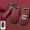 Metal Leather Car Key Case Cover Holder For Dongfeng fengguang Seres Evolute i-Space i-Pro Landian E5 CarProtection Shell