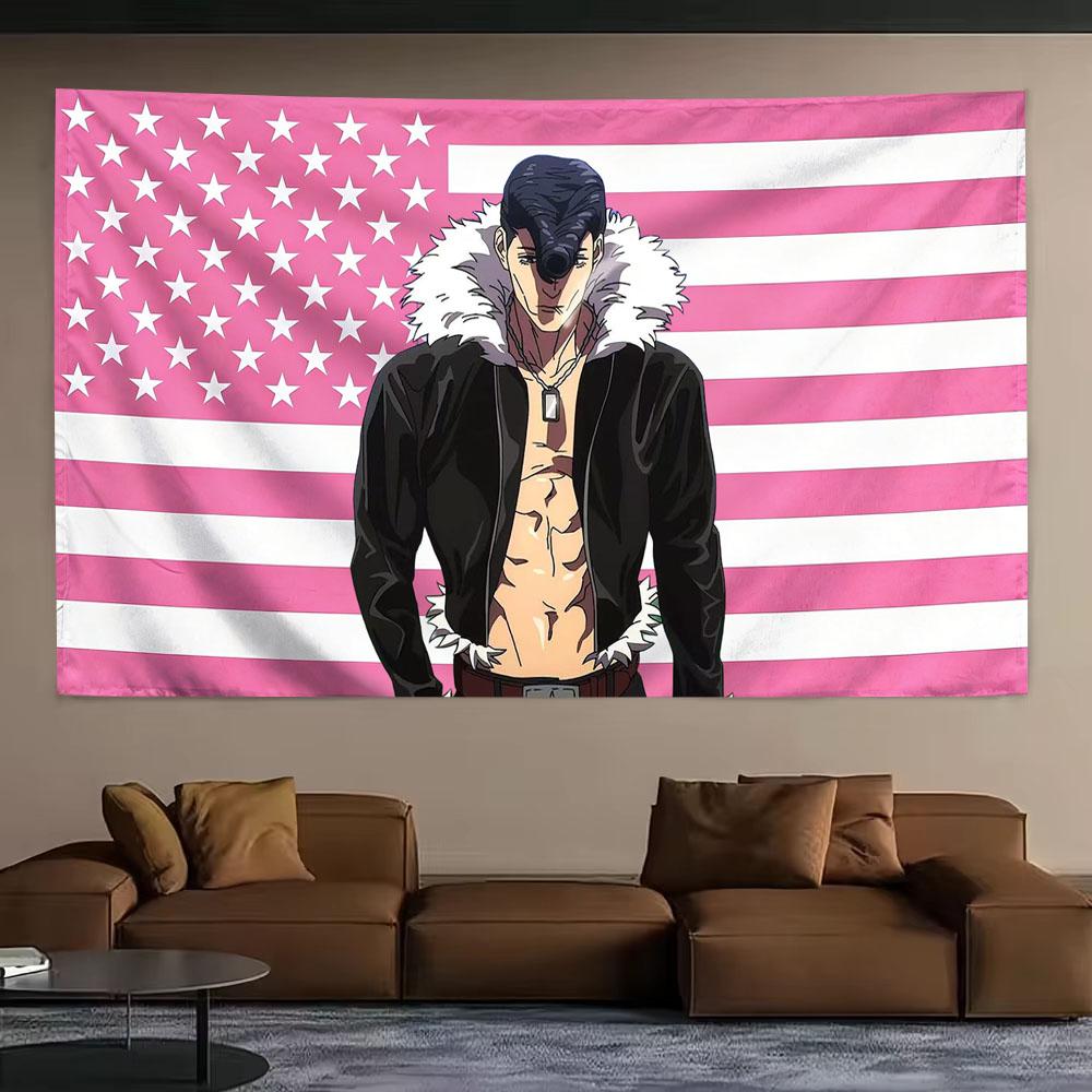 

Ishigoryu Anime Tapestry Jujutsu Kaisen Sendai Barrier Themed Printed Wall Hanging Bedroom Aesthetic Decor Manga Fans Collection 74x94cm(29x37in)