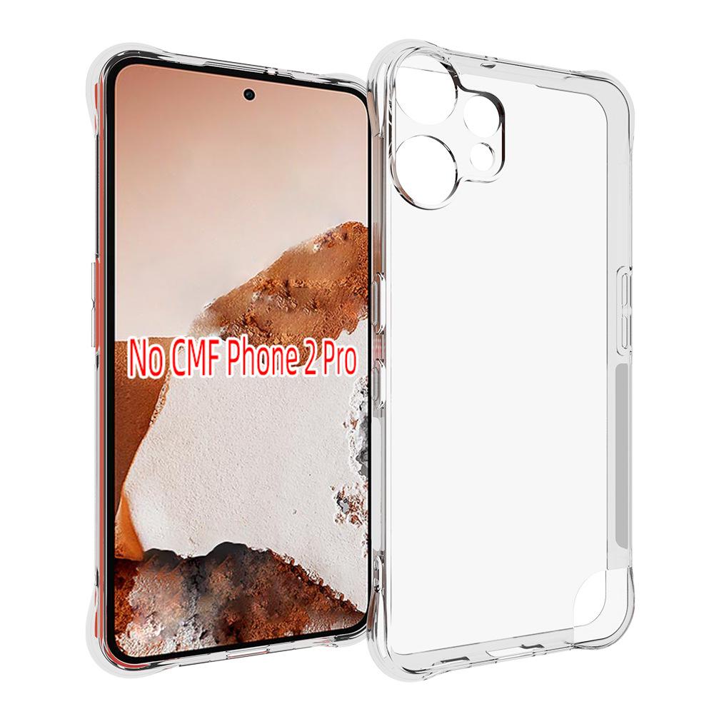 For Nothing CMF Phone 2 Pro Case WANLONFENG WL Series 2.0mm TPU Phone Cover with Tempered Glass Film