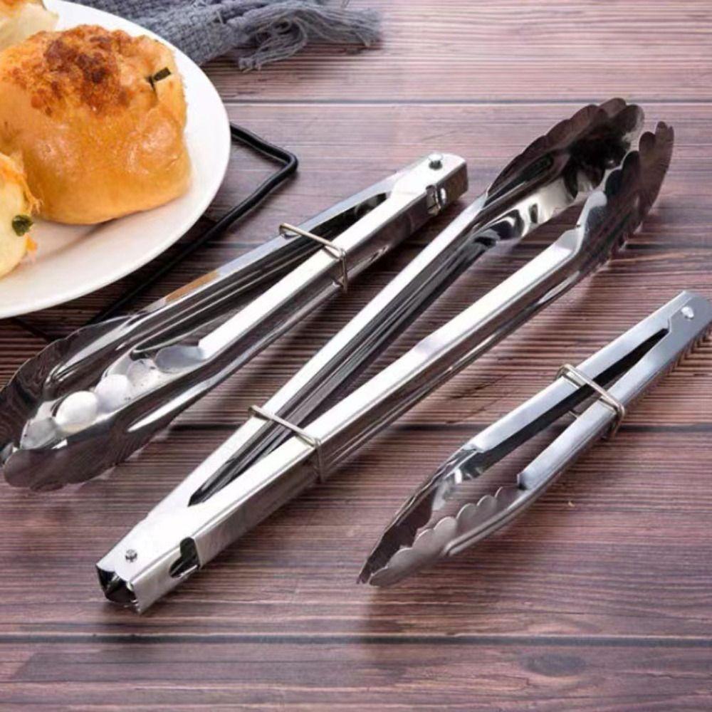 Servierzange Edelstahl Lebensmittelzange Utensilienzange Lebensmittelzange Salatzange Kochzange