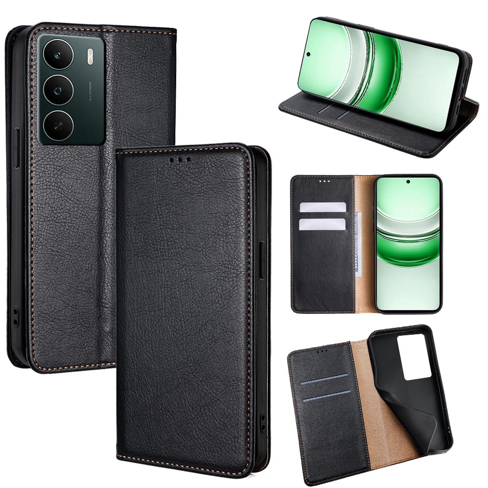 For Realme C71 4G Case Wallet PU Leather Magnetic Auto-Absorbed Phone Cover