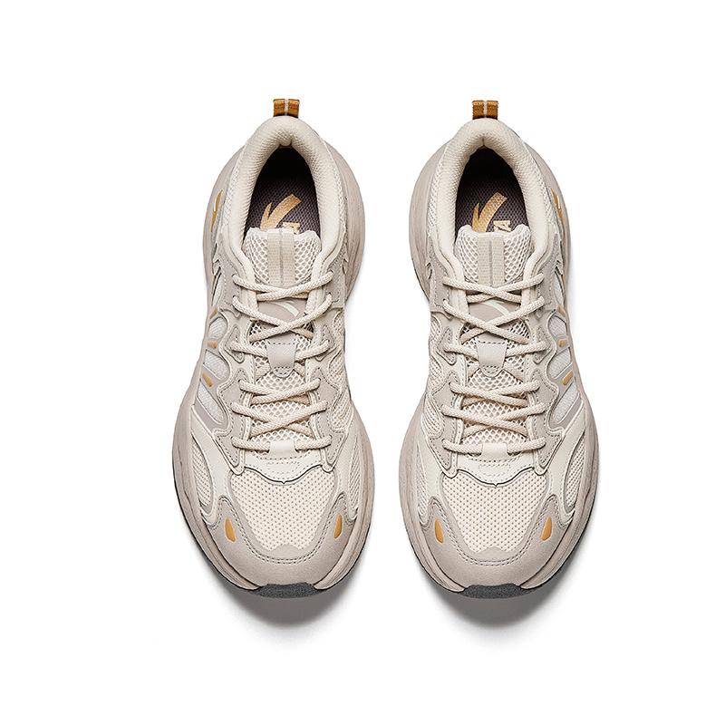 Anta Meteor 3 Comfortable Versatile Non-Slip Wear-Resistant Low-Top Casual Shoes Men Casual Shoes Light-Brown 112538851-6