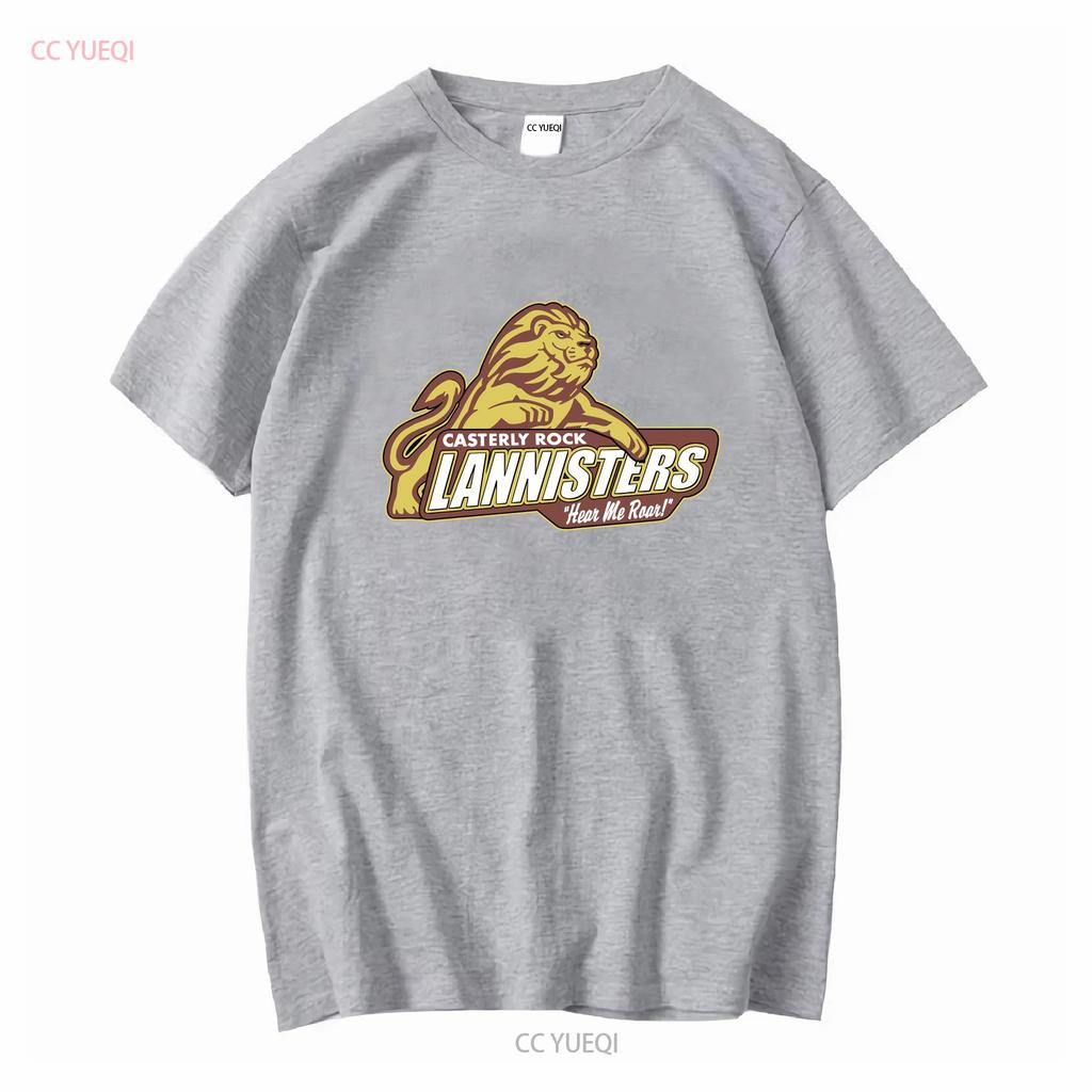 Casterly Rock House Lannister T Shirt 100 Cotton vintage Washed Stretched Top For Everyday Wear Casual Stylish homme Soft