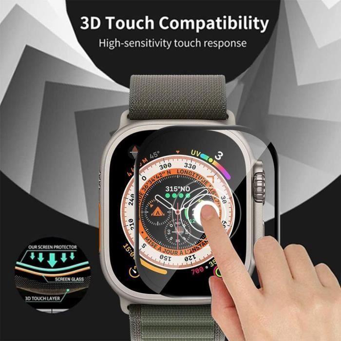 Displayschutzfolie - BOOLING - für Apple Watch Ultra / Ultra 2 - 2er-Pack - Kratzfest - Stoßfest - 9H