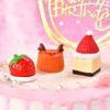 Cake Xmas Craft Christmas Decoration Micro Landscape Miniature Figurine Fairy Garden Ornament